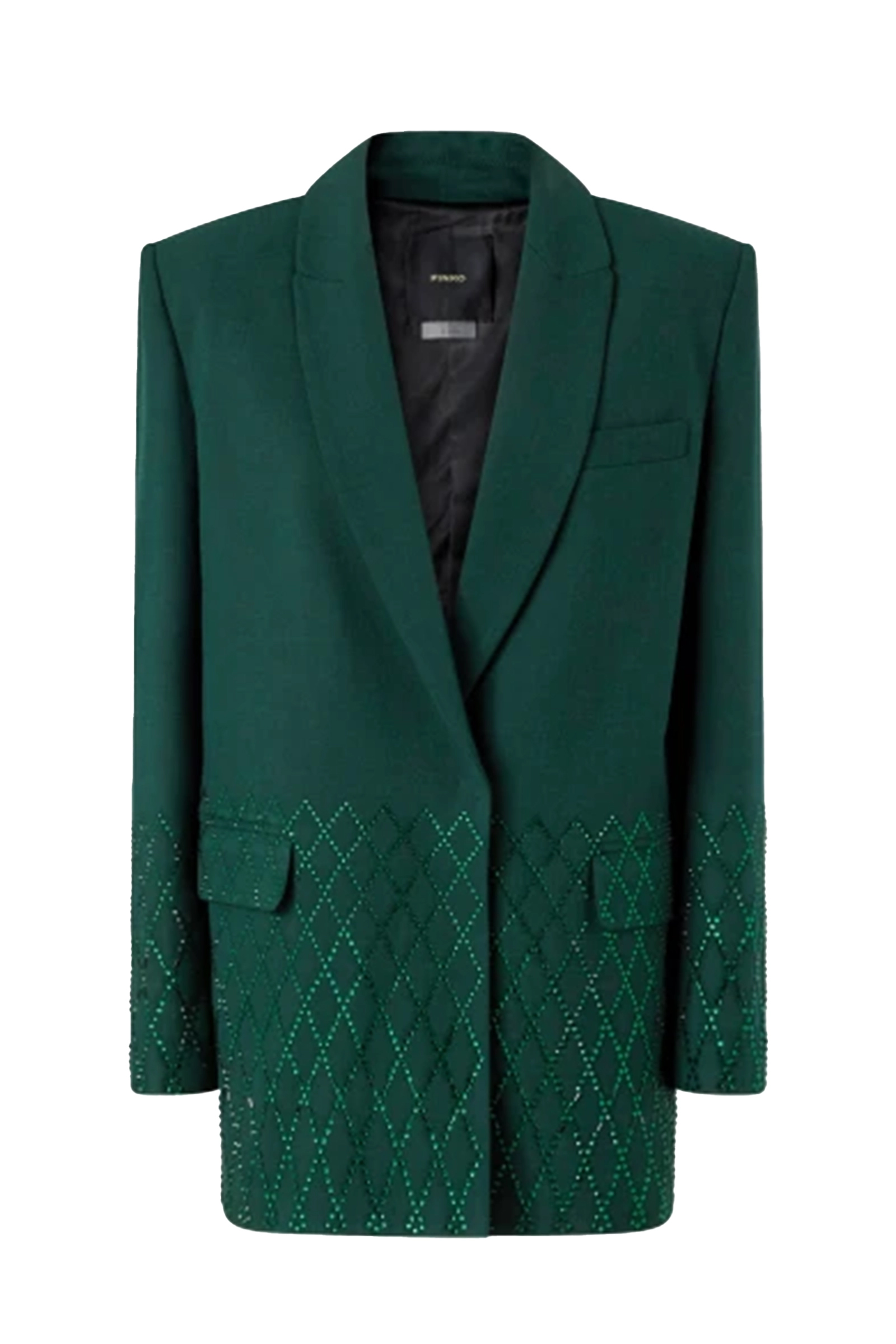 Dames blazer groen