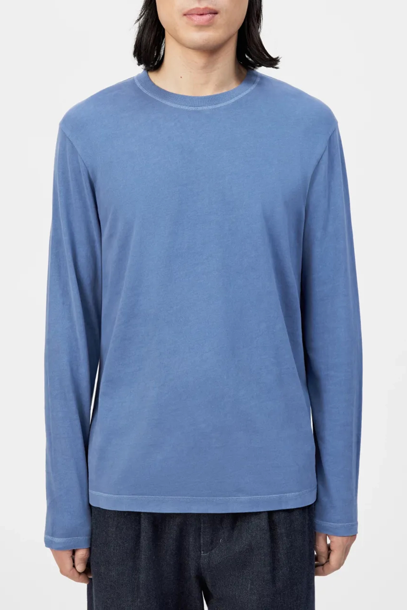 Heren sweater blauw