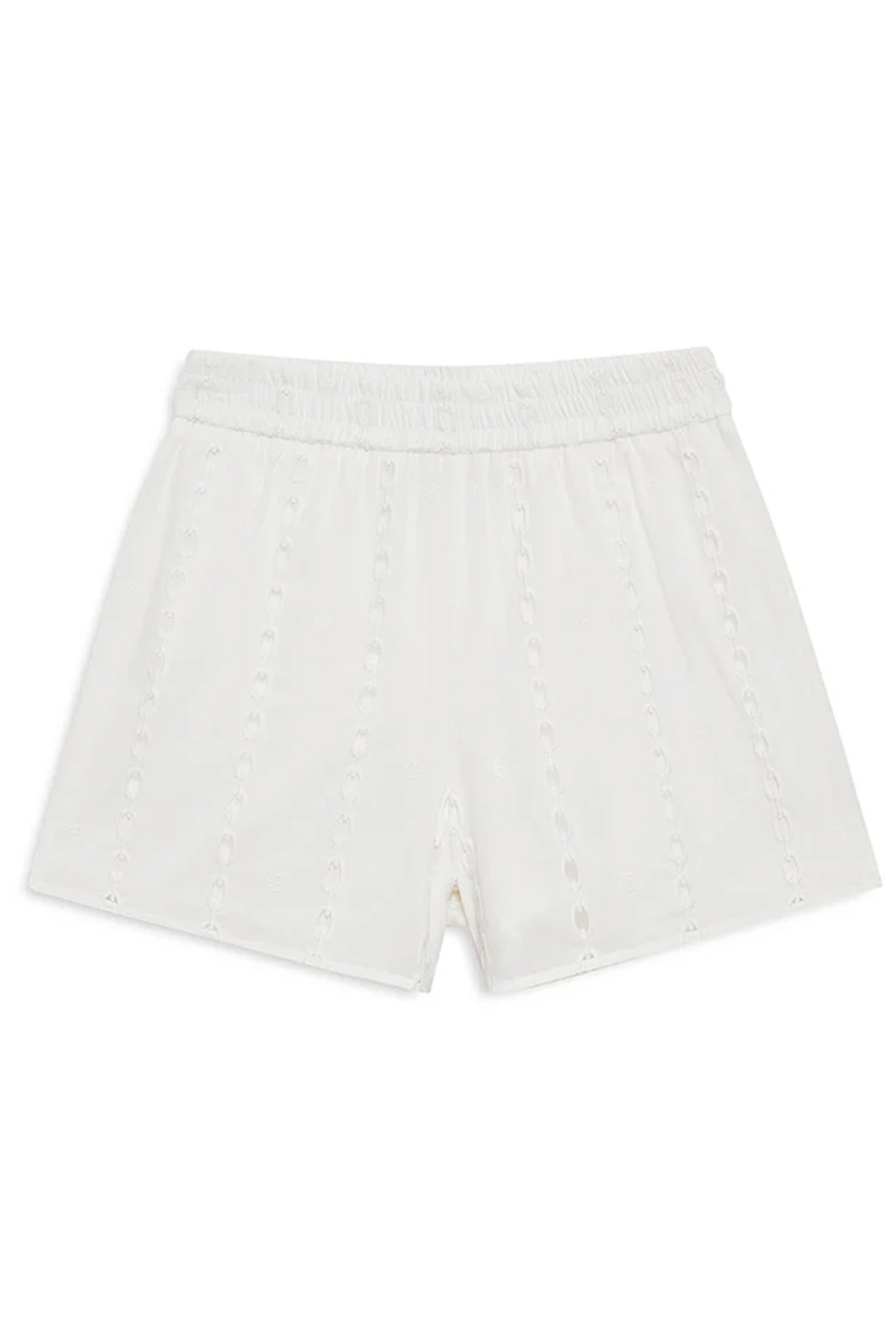 Dames short wit