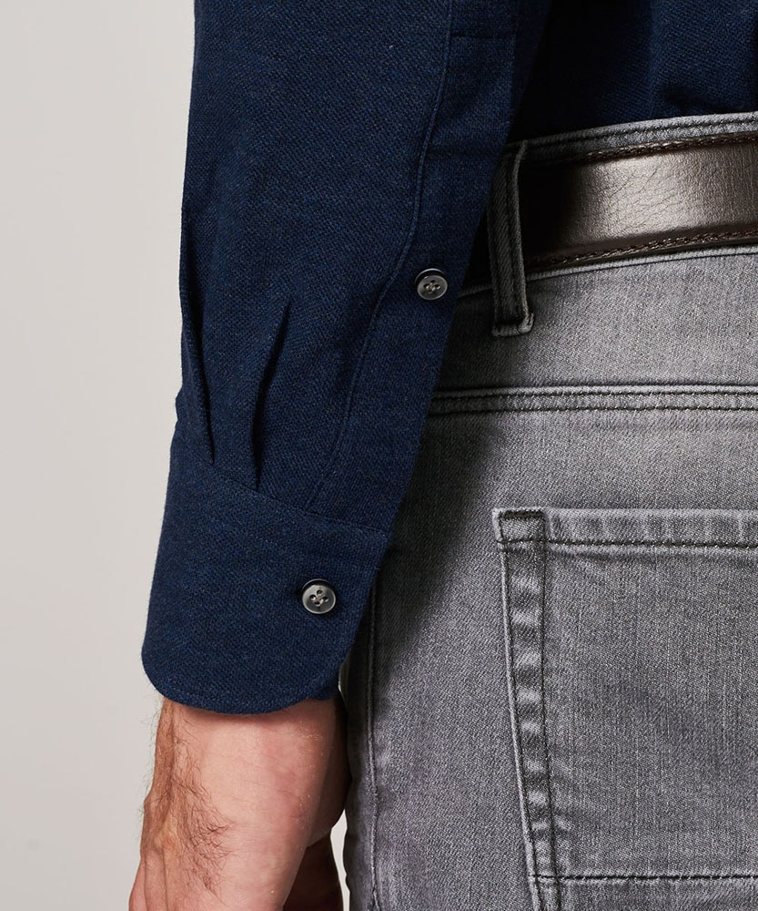 Profuomo SHIRT CUTAWAY SF SC NAVY Blauw-1 4
