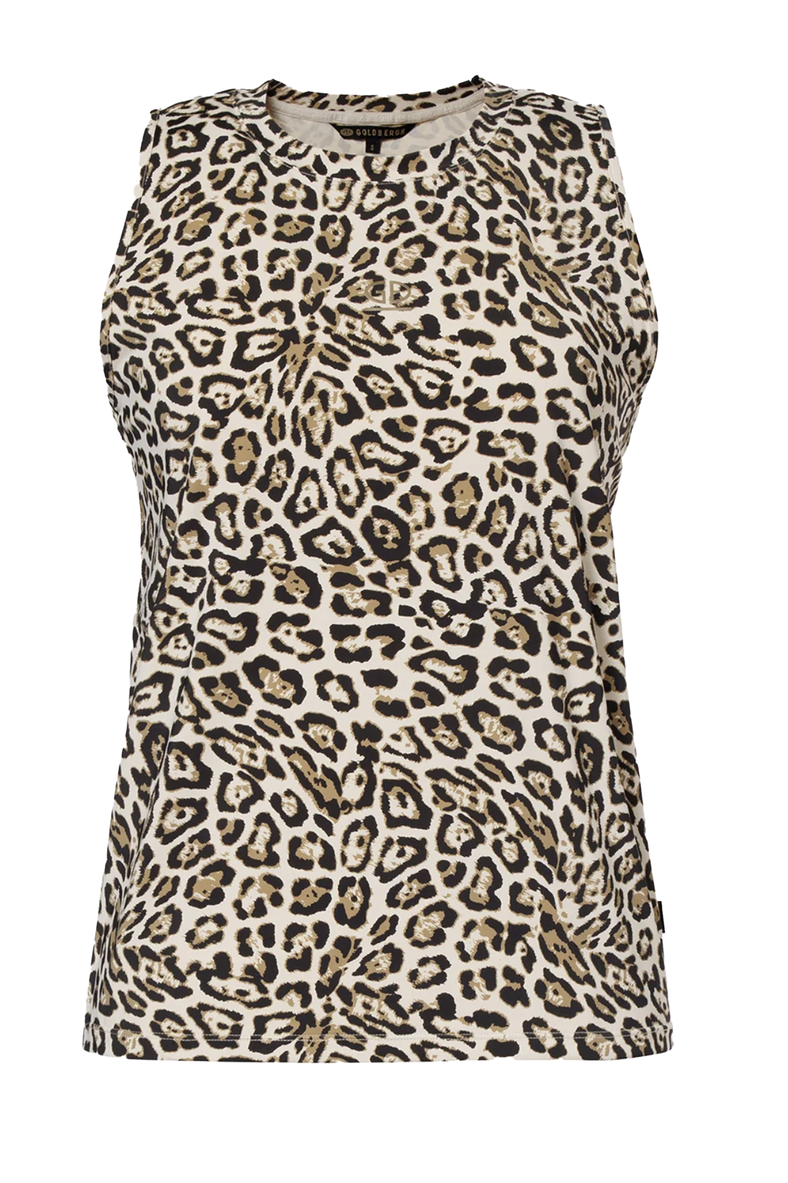Fitness dames singlet bruin