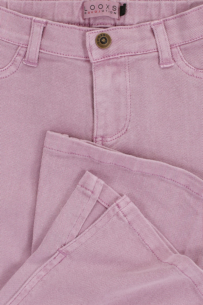 Meisjes broek paars