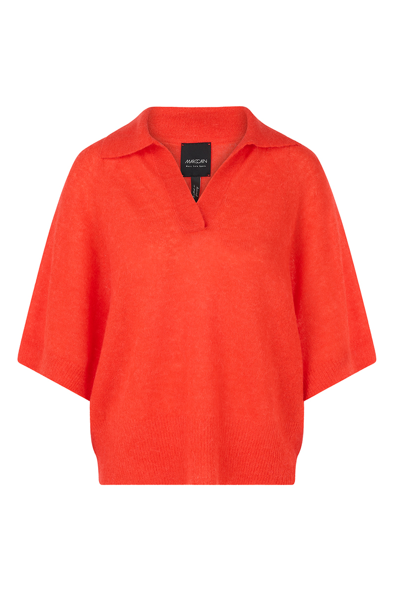 Dames polo rood