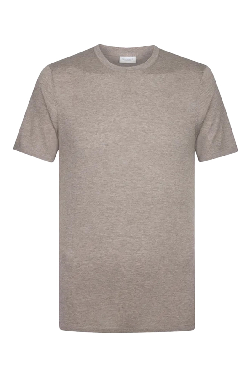 Heren t-shirt kortemouw bruin