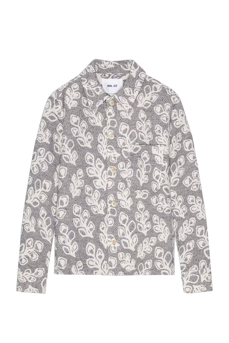 Heren overshirt ecru