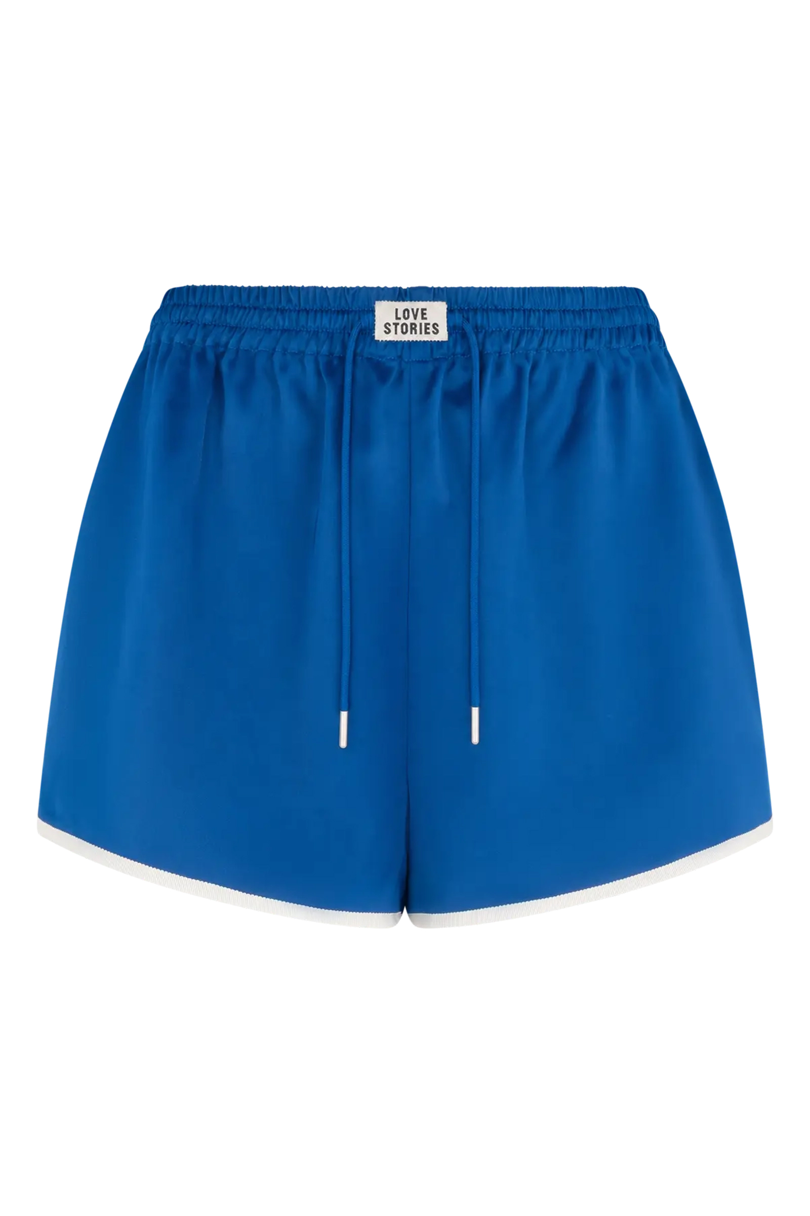 Dames short blauw
