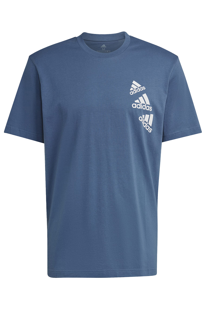 Adidas Casual heren t-shirt km Blauw-1 1
