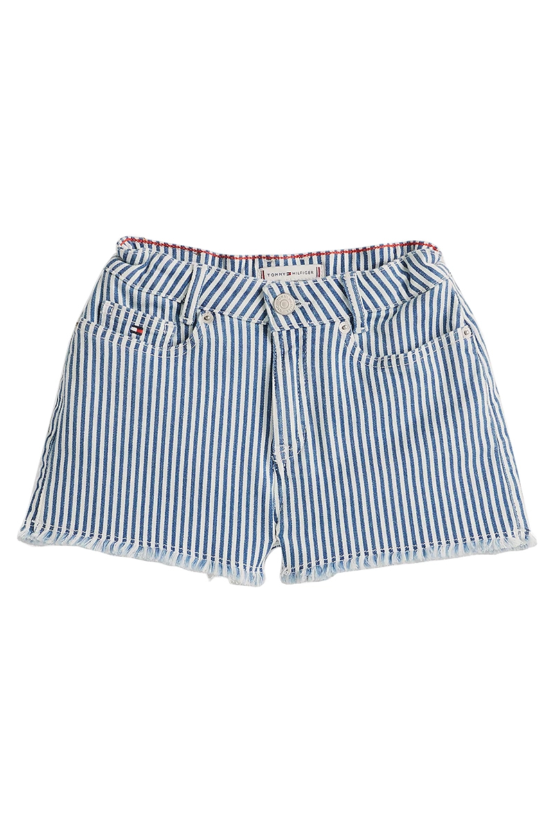 Meisjes short blauw