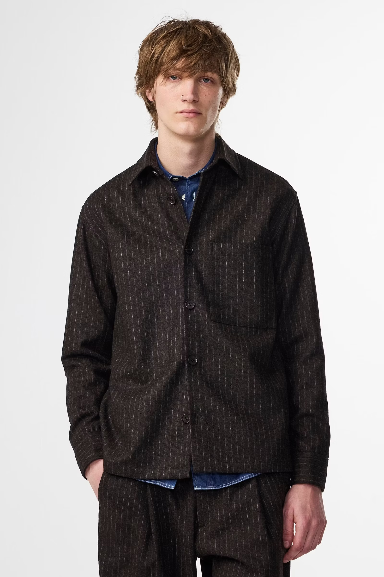 Heren vest bruin