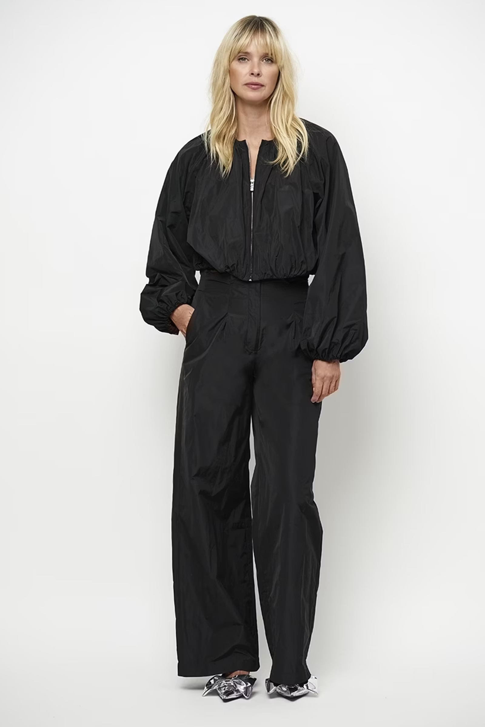 Dames broek paars