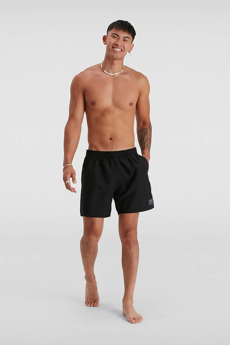 Bad/beach heren zwemshort zwart