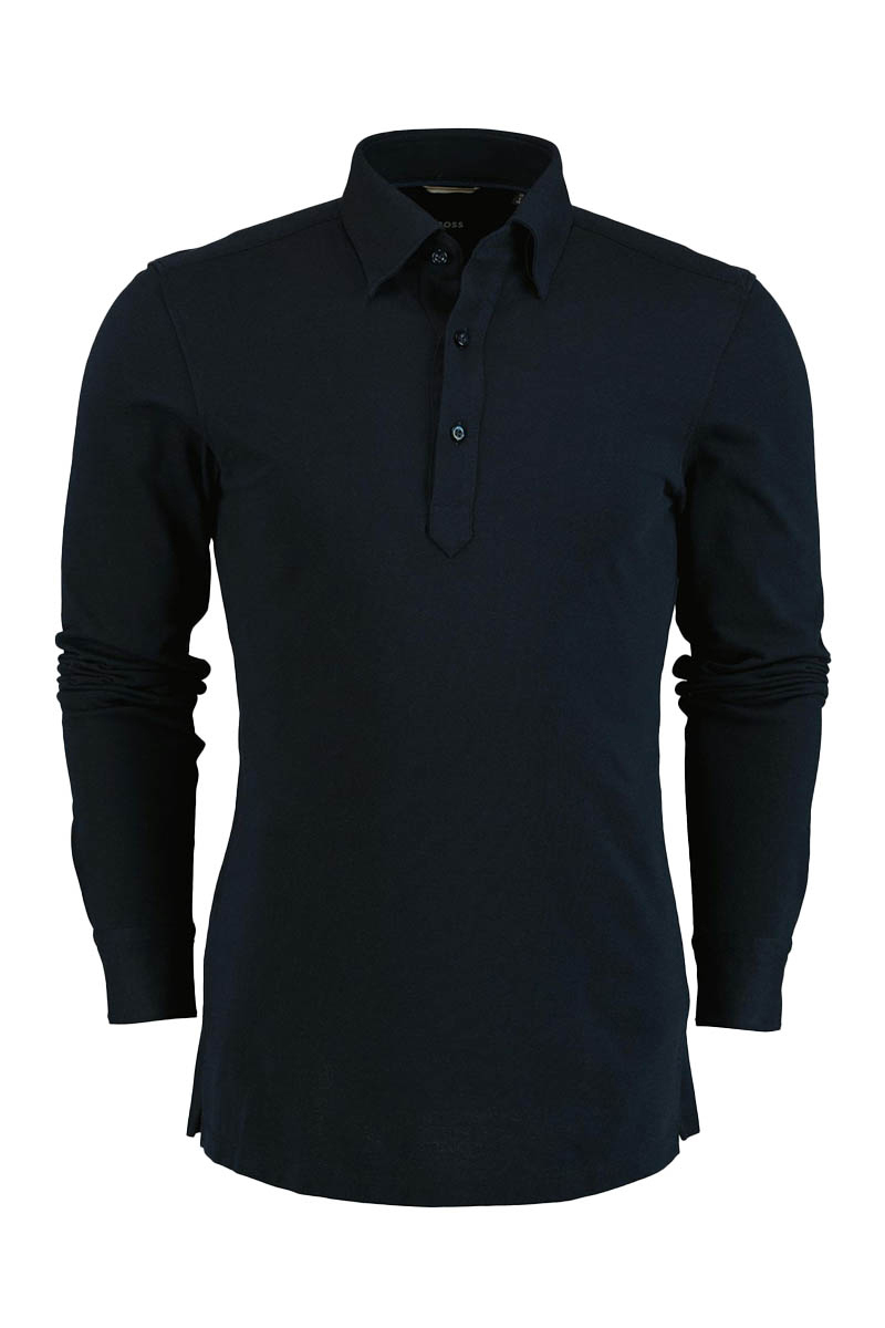 Heren overhemd lm casual blauw