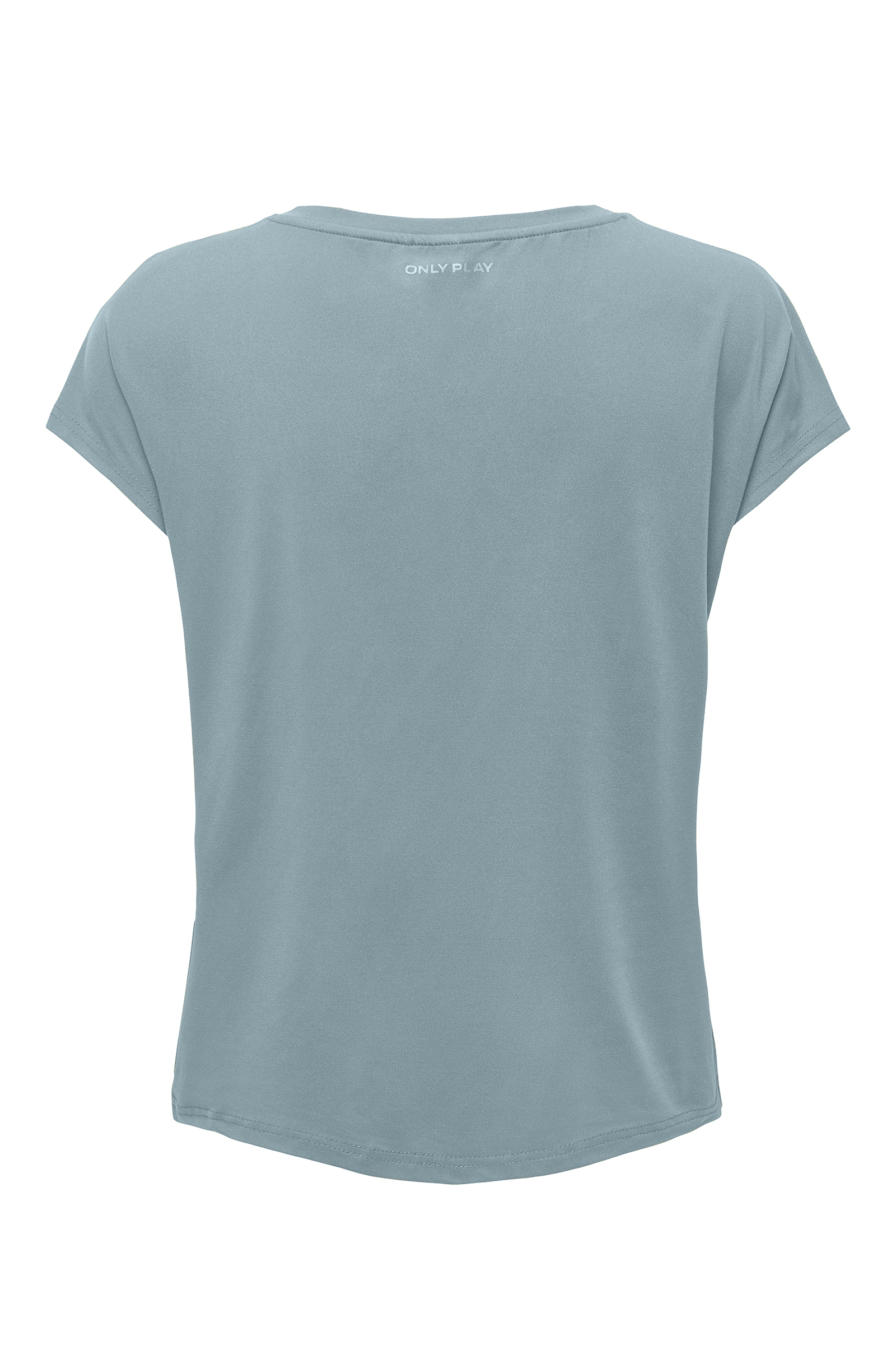 Fitness dames t-shirt km blauw