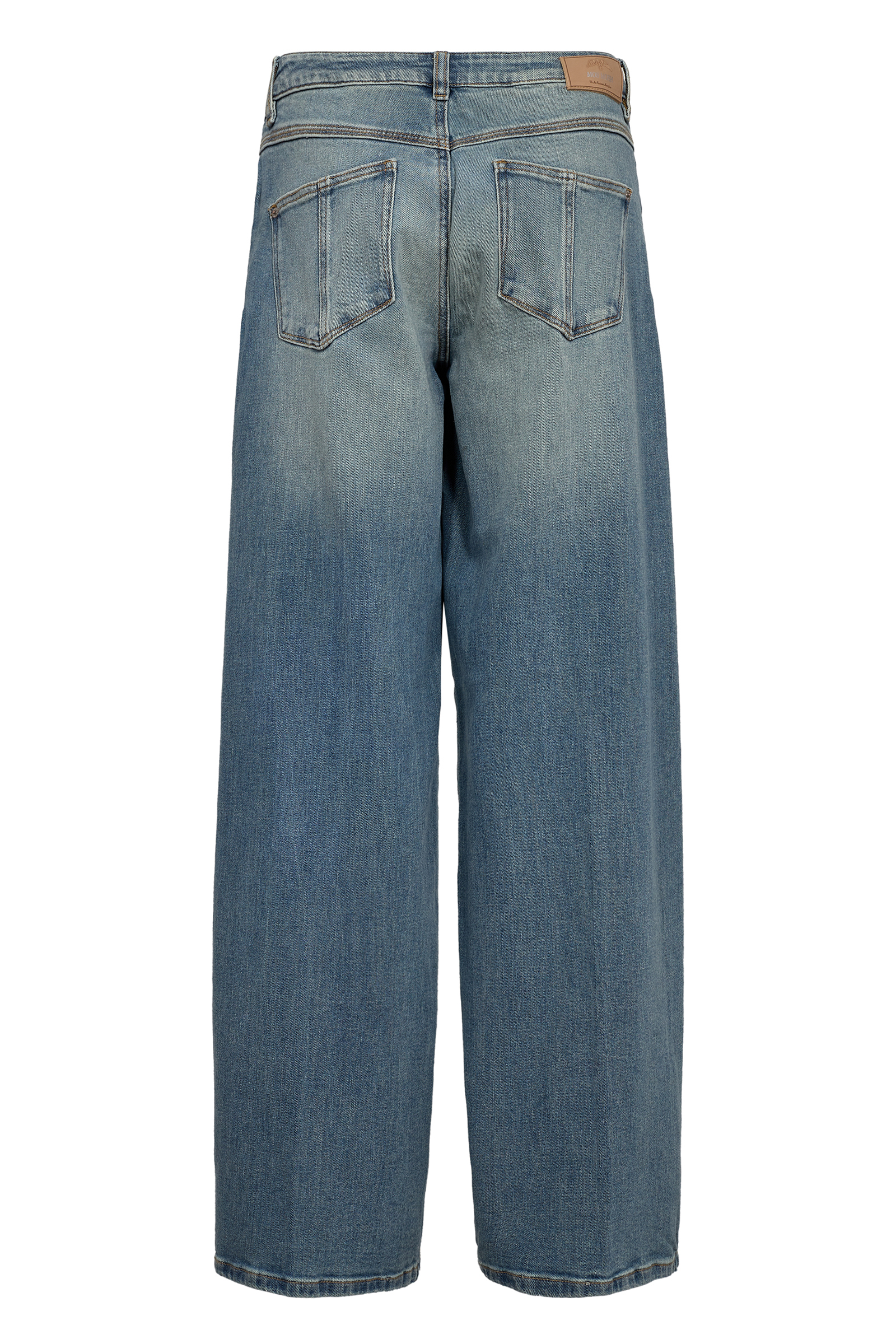 Mos Mosh Milo String Jeans Blauw-1 2