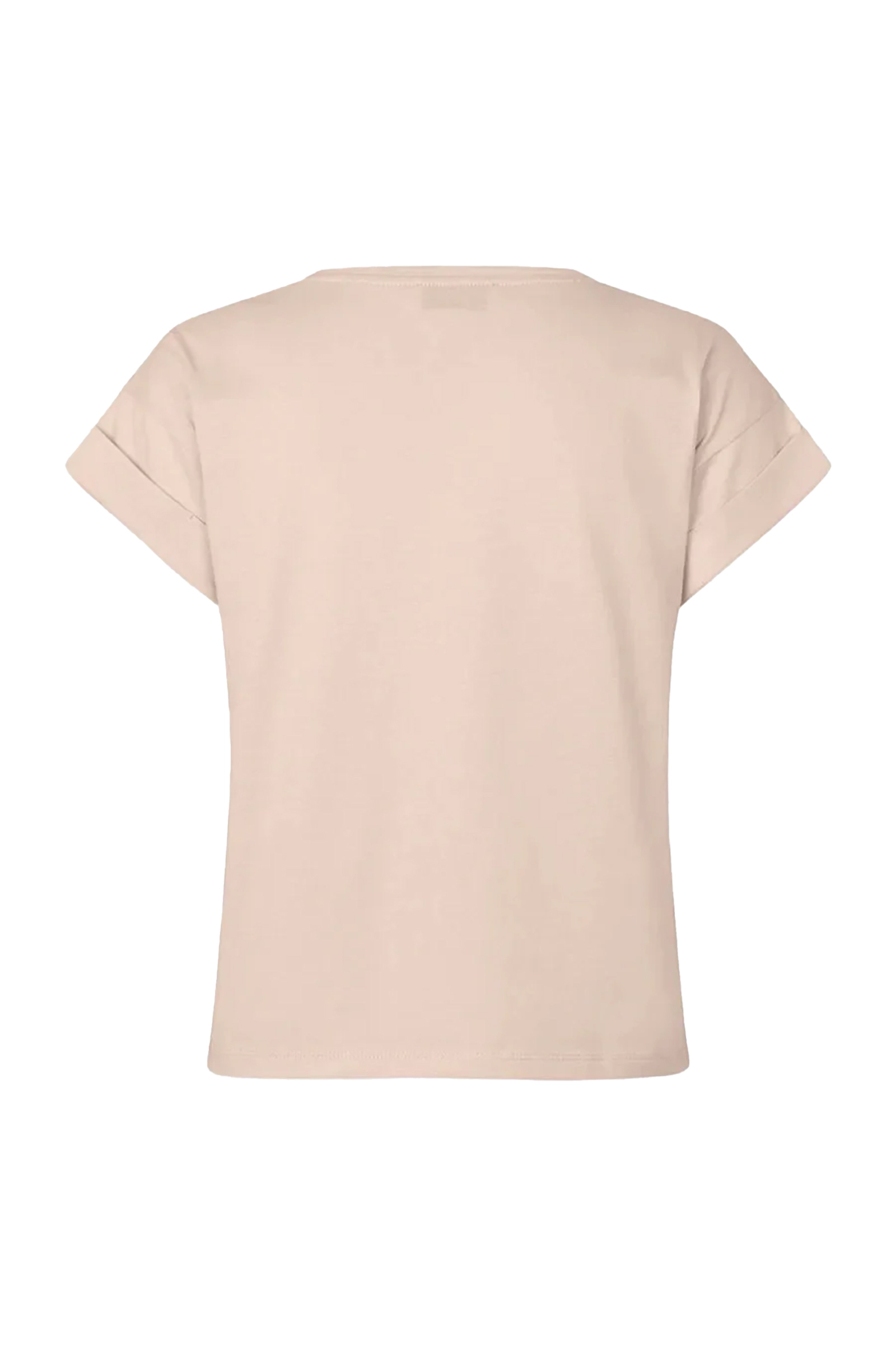 Dames t-shirt korte mouw rose