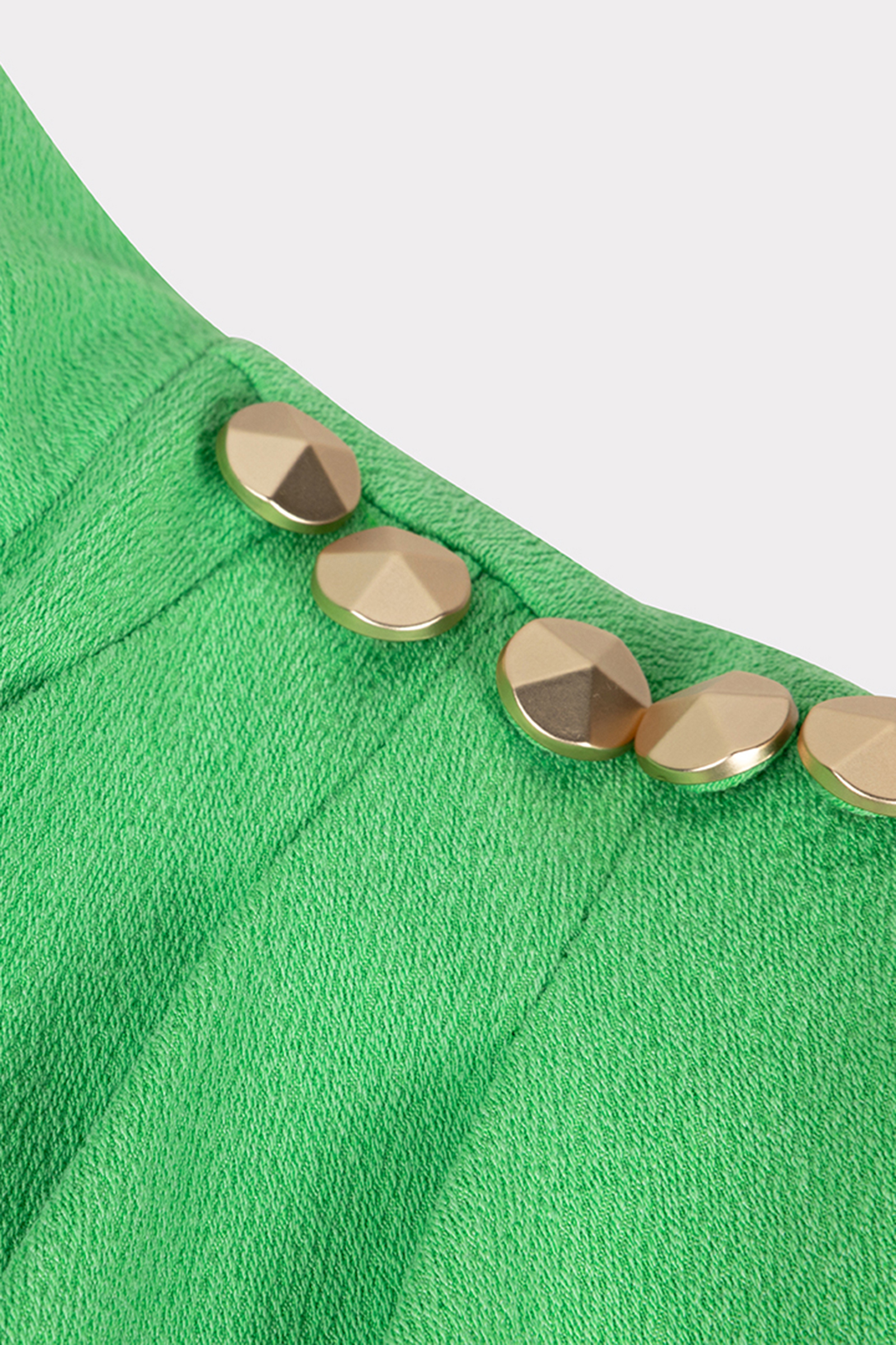 Esqualo Dress slv/lss shldr pleats Groen-1 2