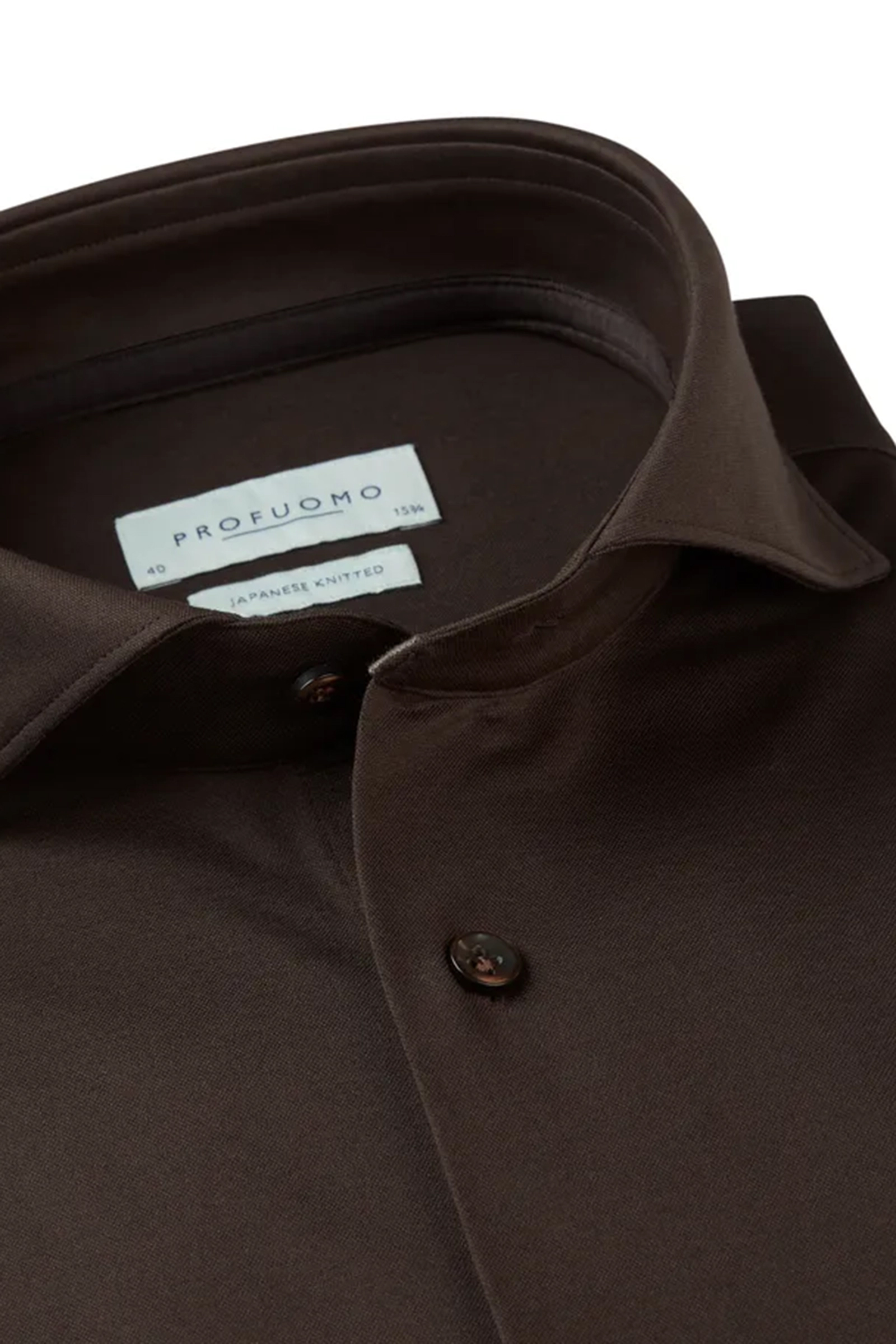 Heren t-shirt kortemouw bruin