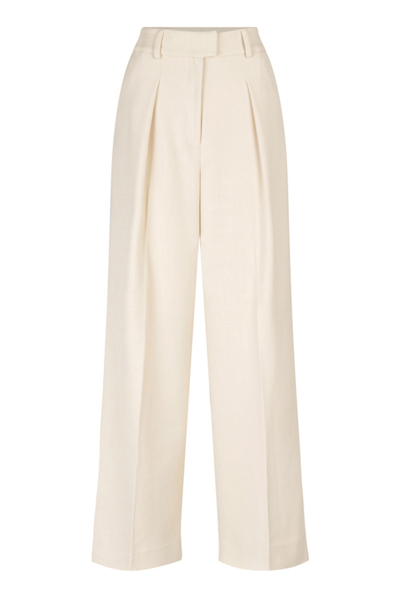 Dames broek ecru