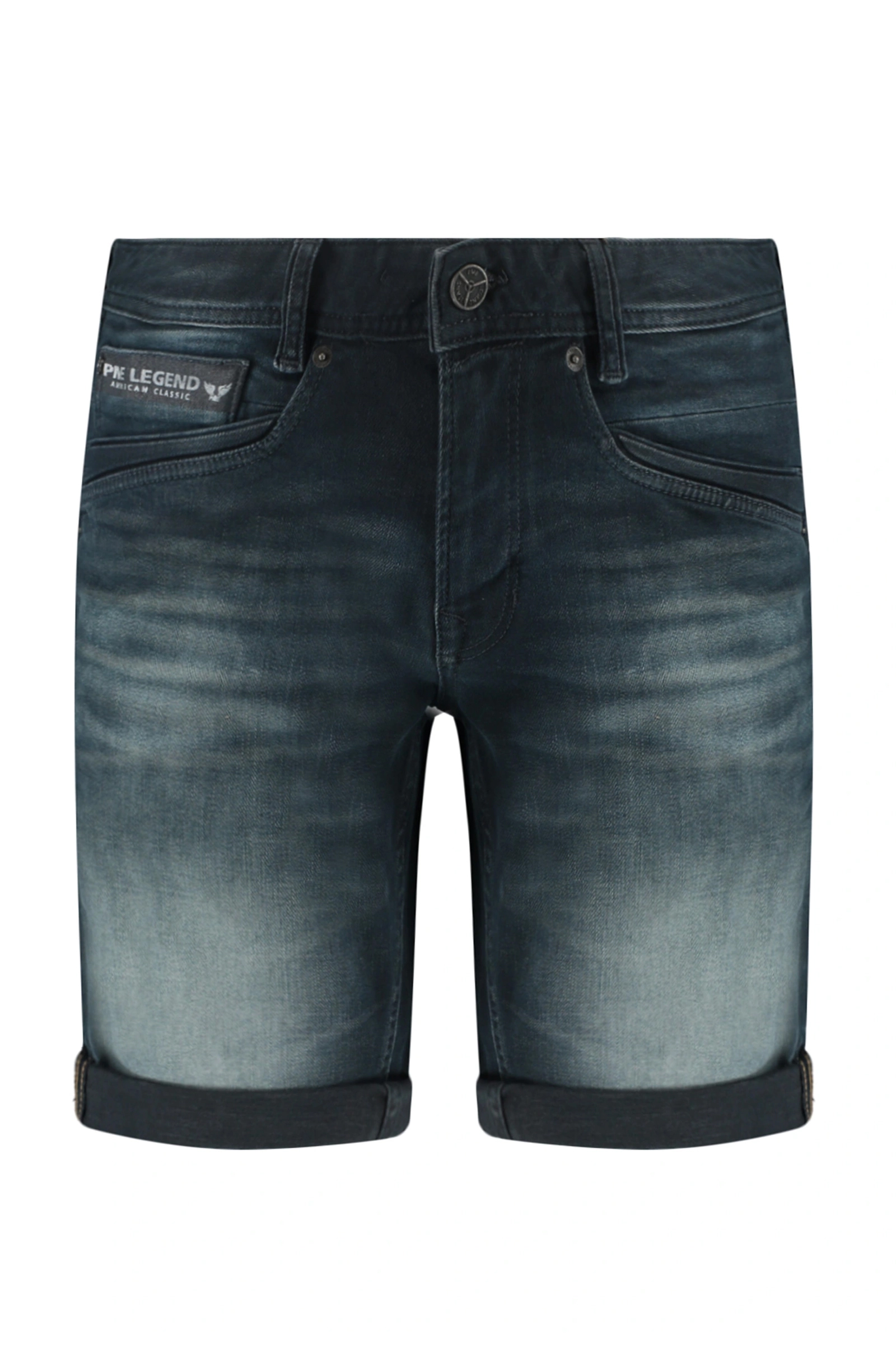 Heren short blauw