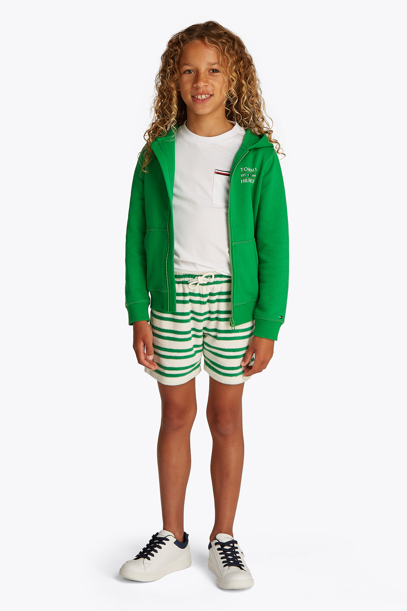 Jongens vest groen