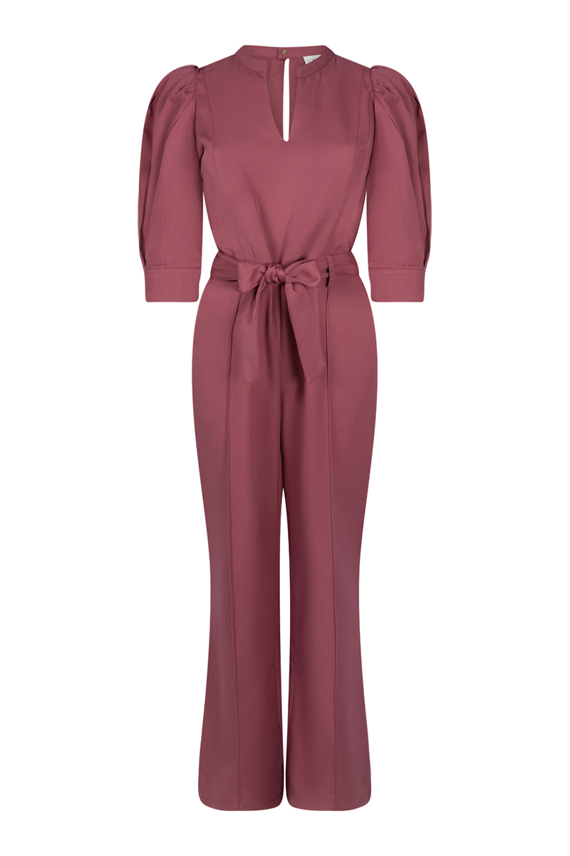 Dames jumpsuit/tuinbroek rose