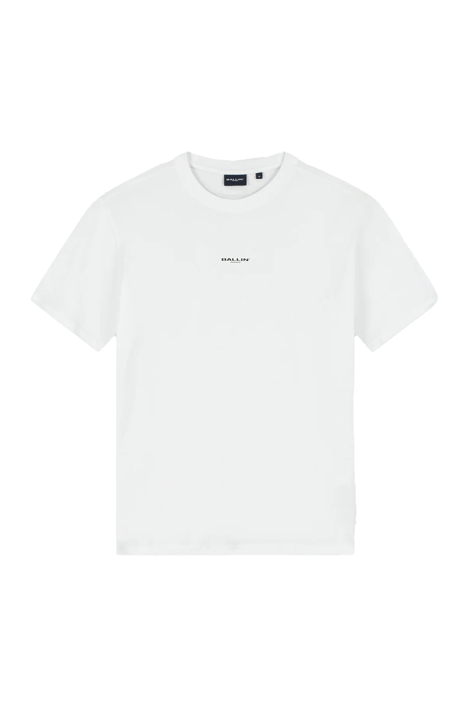 Jongens t-shirt korte mouw wit