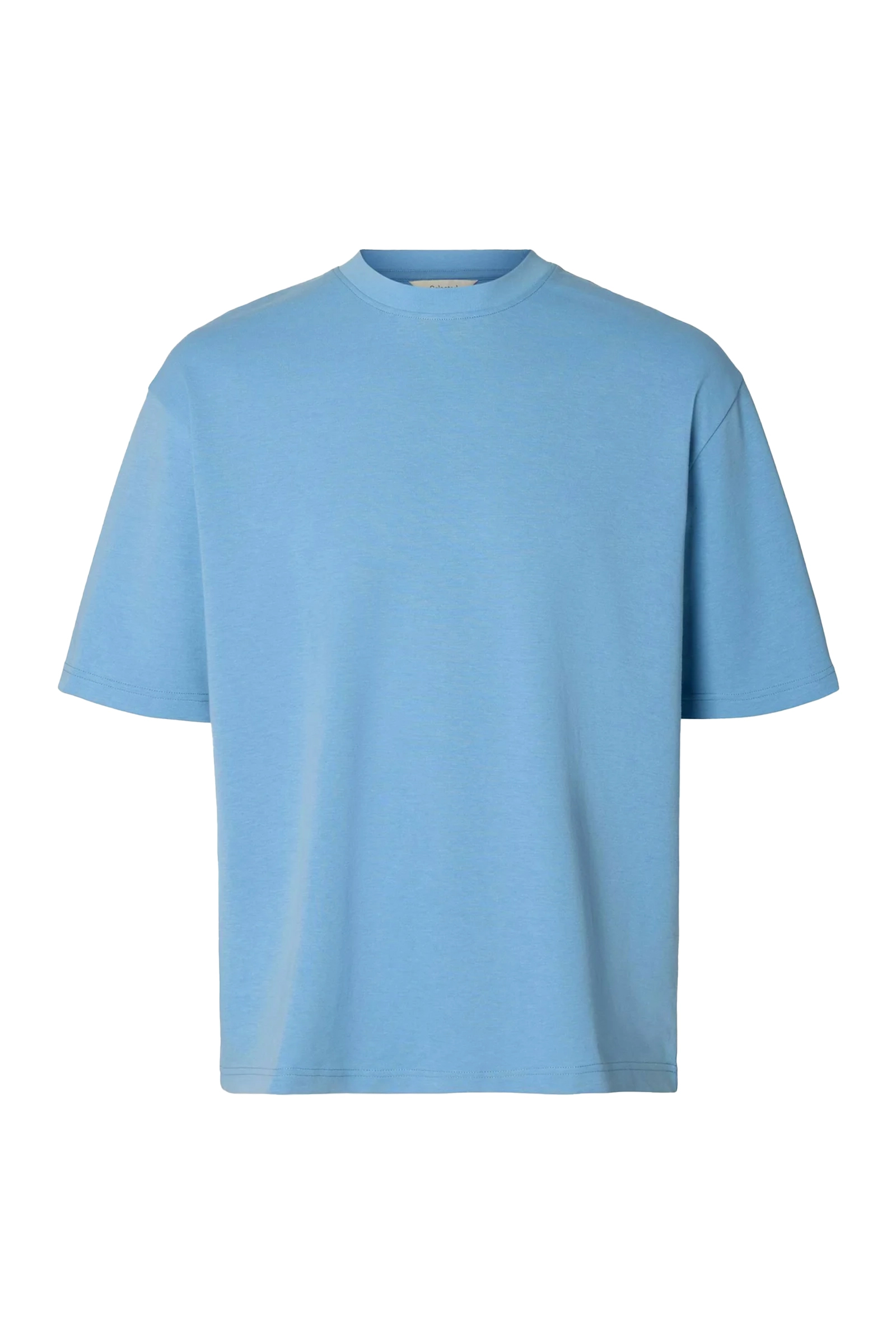 Heren t-shirt kortemouw blauw