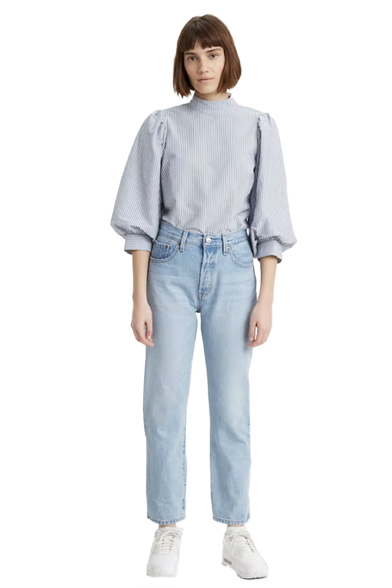 Levi's 501 crop ojai luxor ra Blauw-1 2