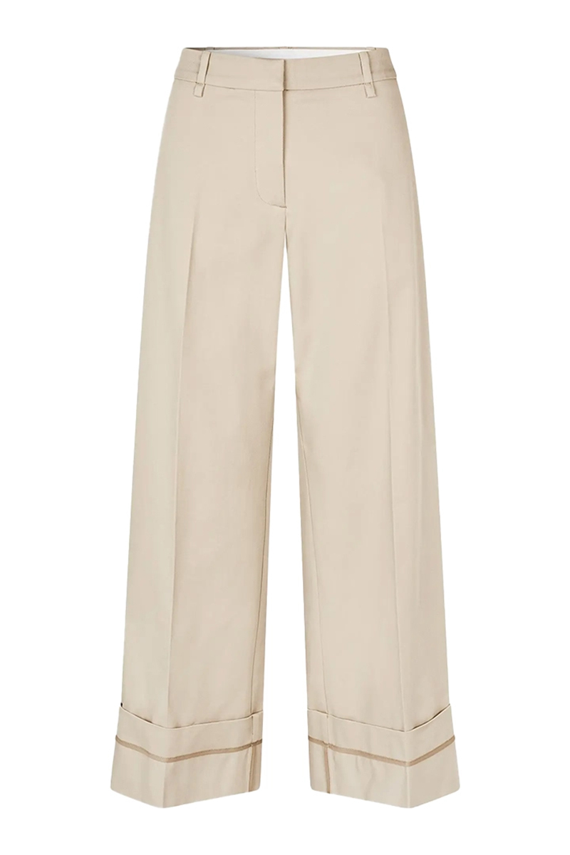 Samsøe Samsøe Saesmella trousers bruin/beige-1 1