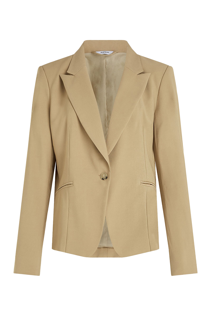 Dames blazer bruin