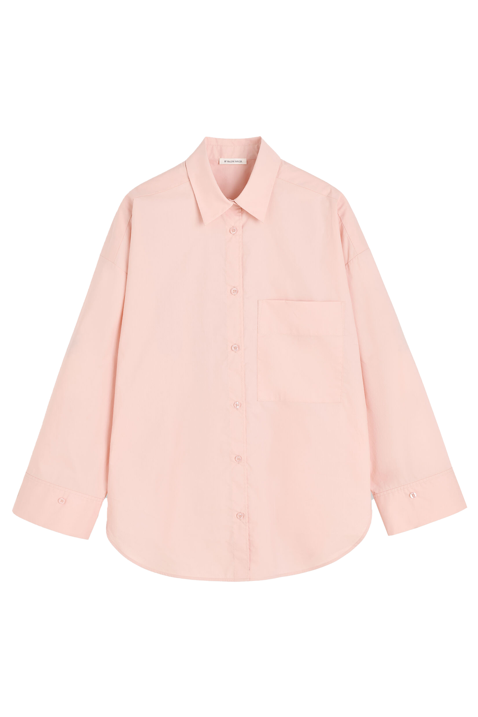 Dames blouse lange mouw rose