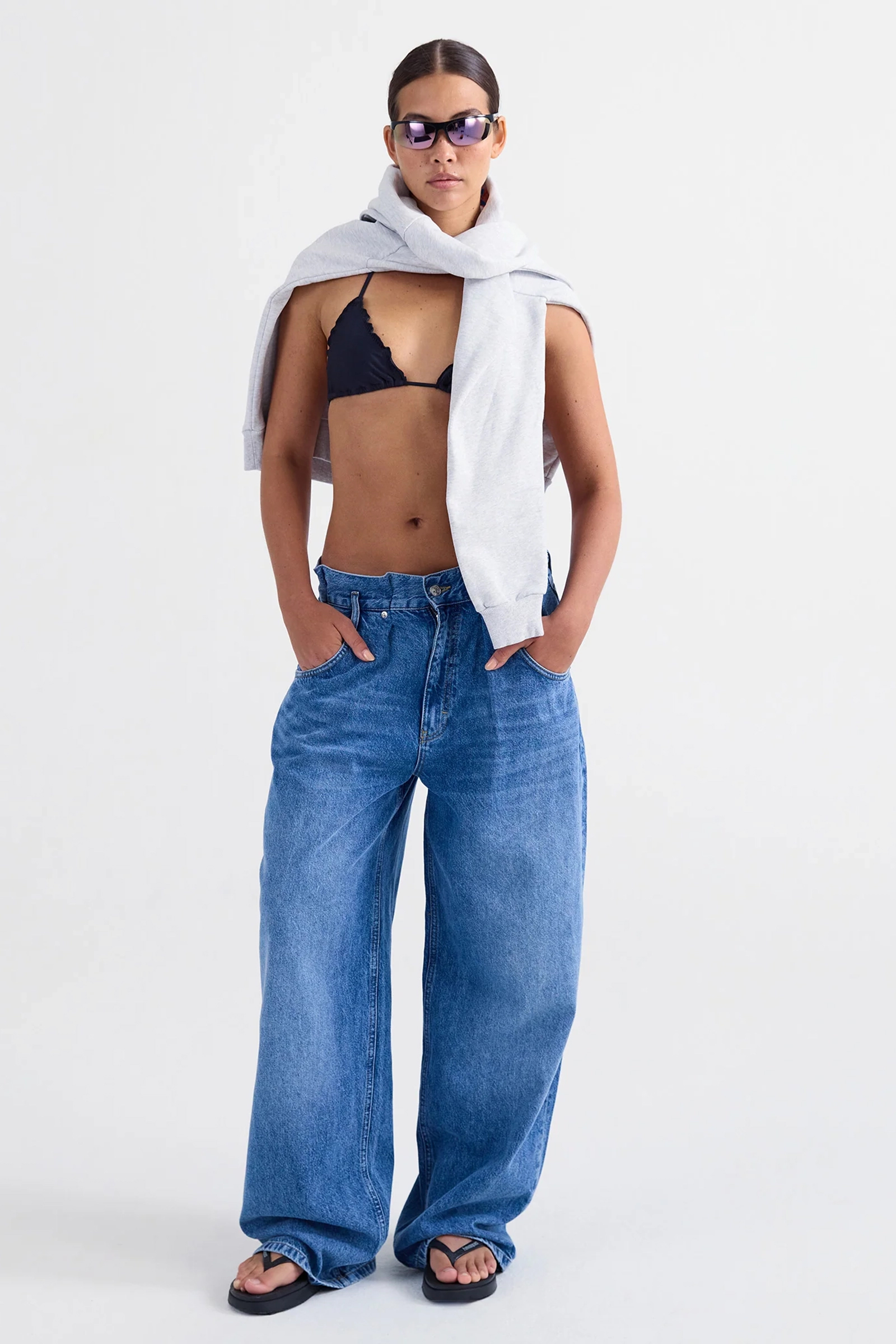 Dames jeans blauw