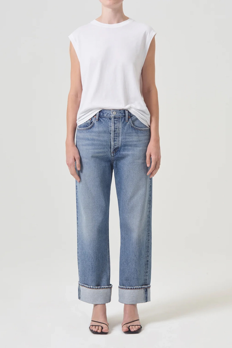 Dames jeans blauw