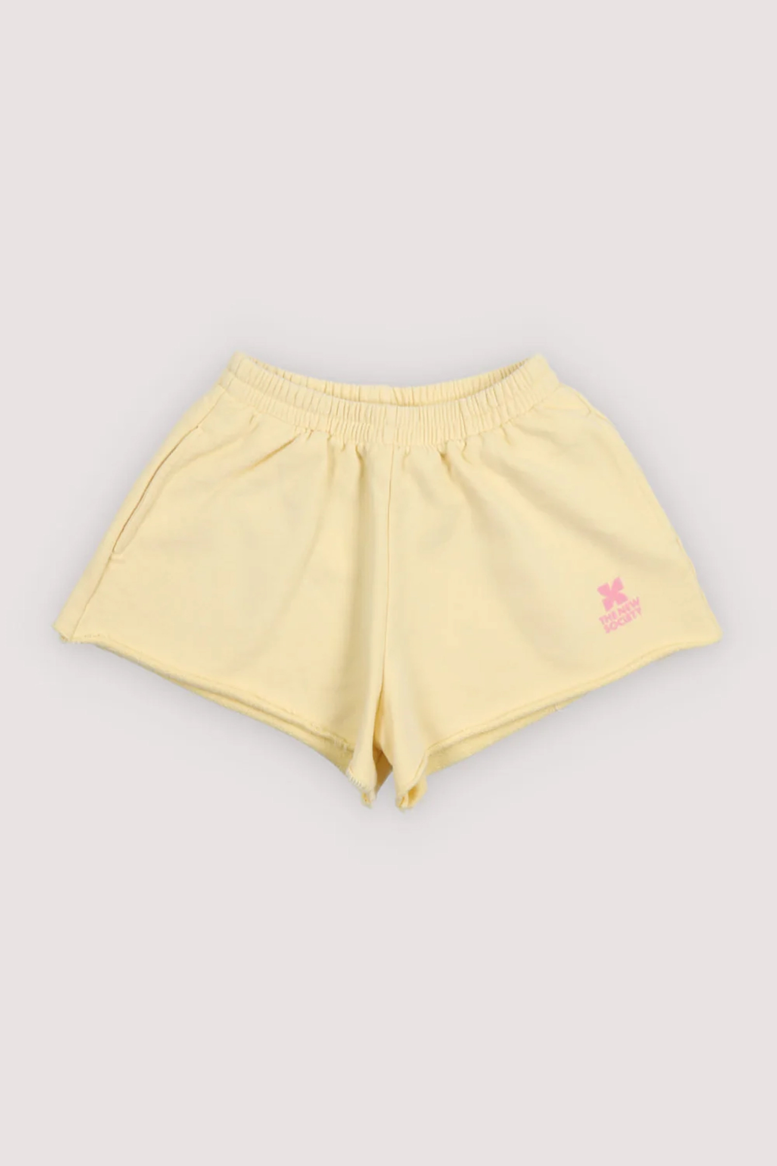 Meisjes short geel