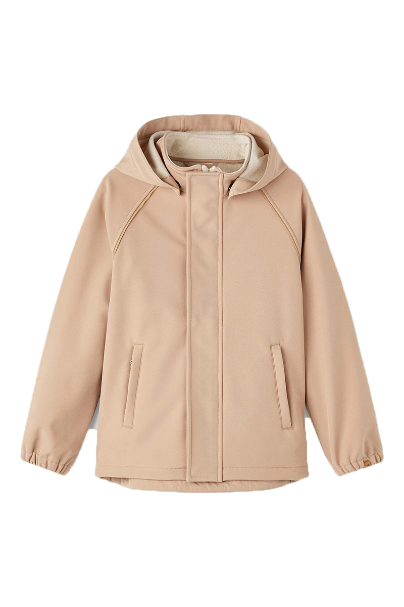 Name-It NMNLAALFA JACKET FO SOLID  LIL Bruin/Beige-1 1