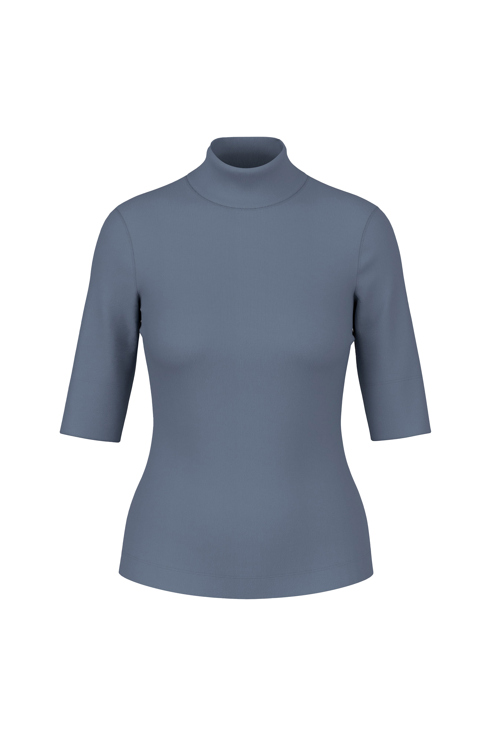 Dames t-shirt korte mouw grijs