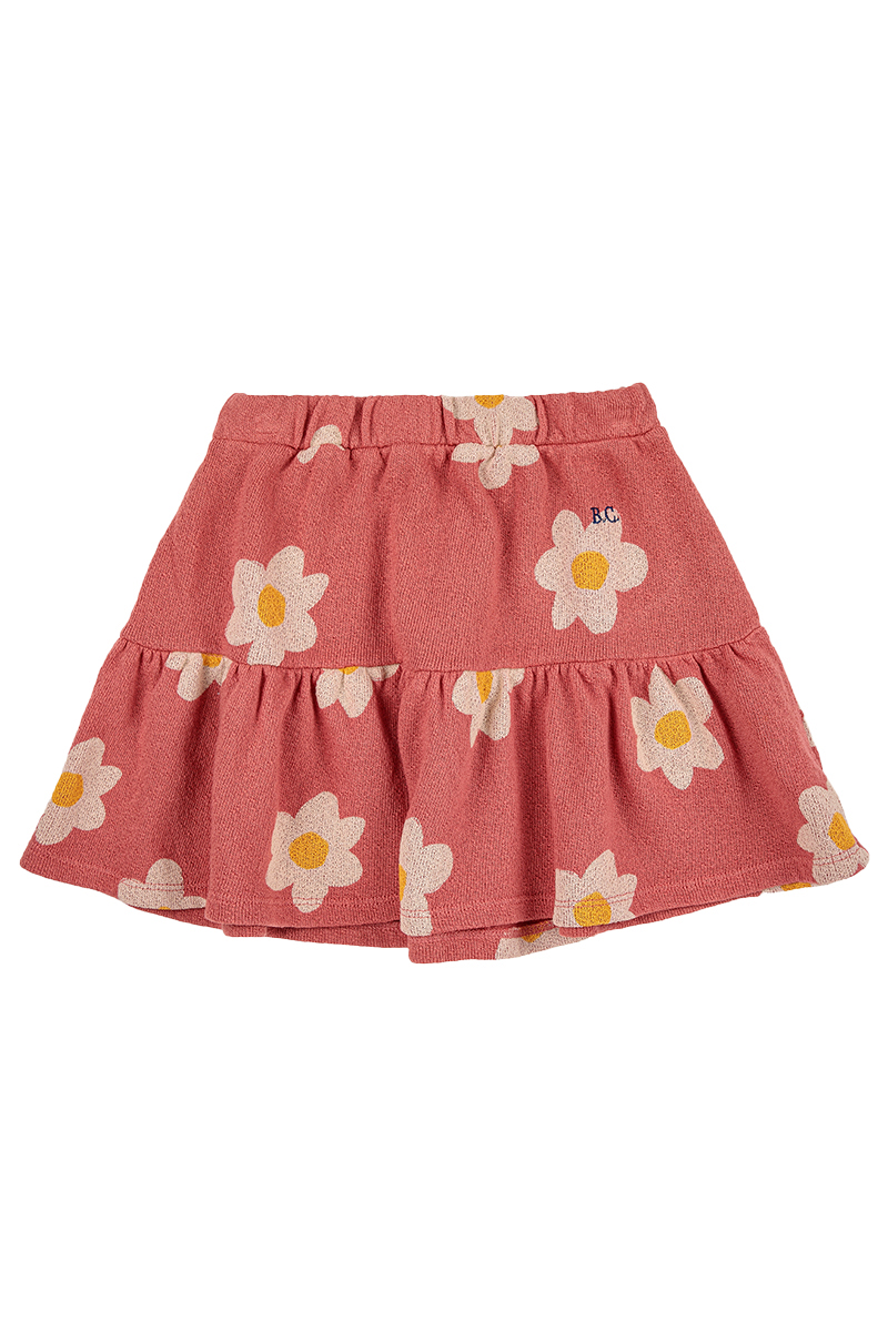 Bobo Choses retro flowers allover skirt Rose-2 1