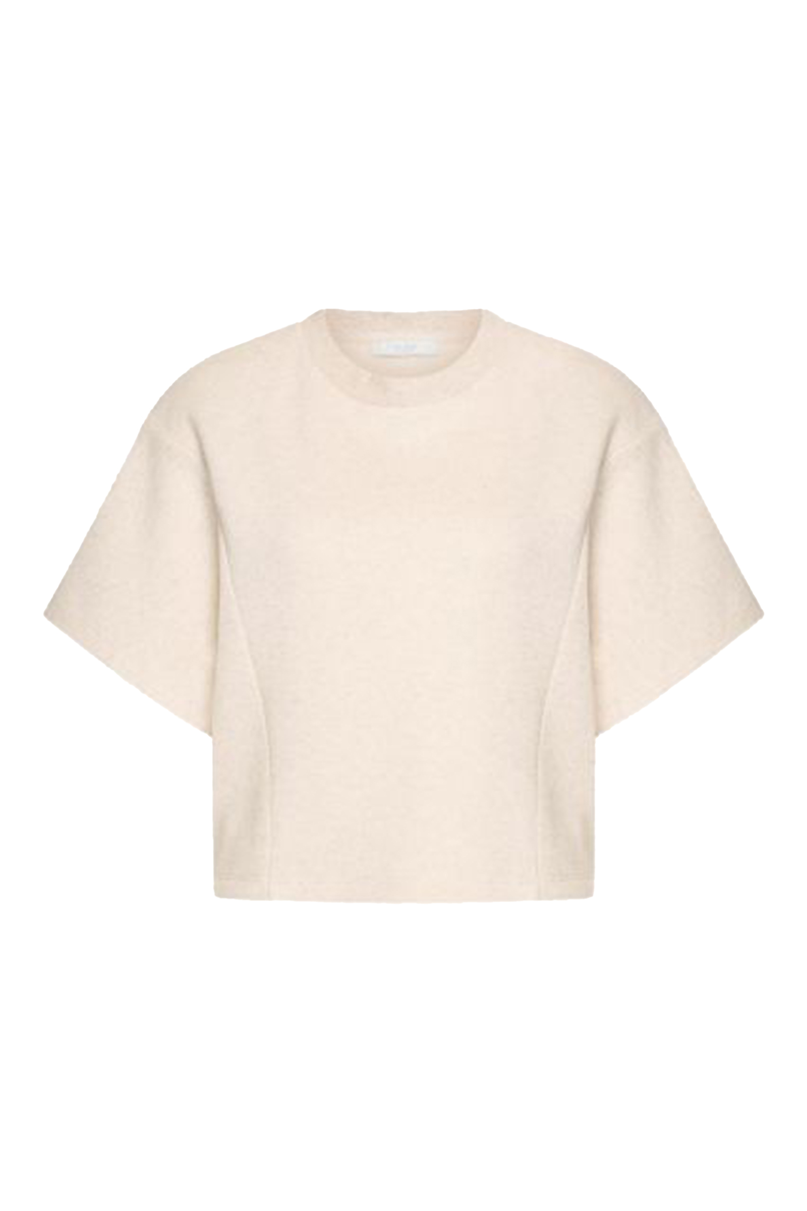 Dames t-shirt korte mouw bruin