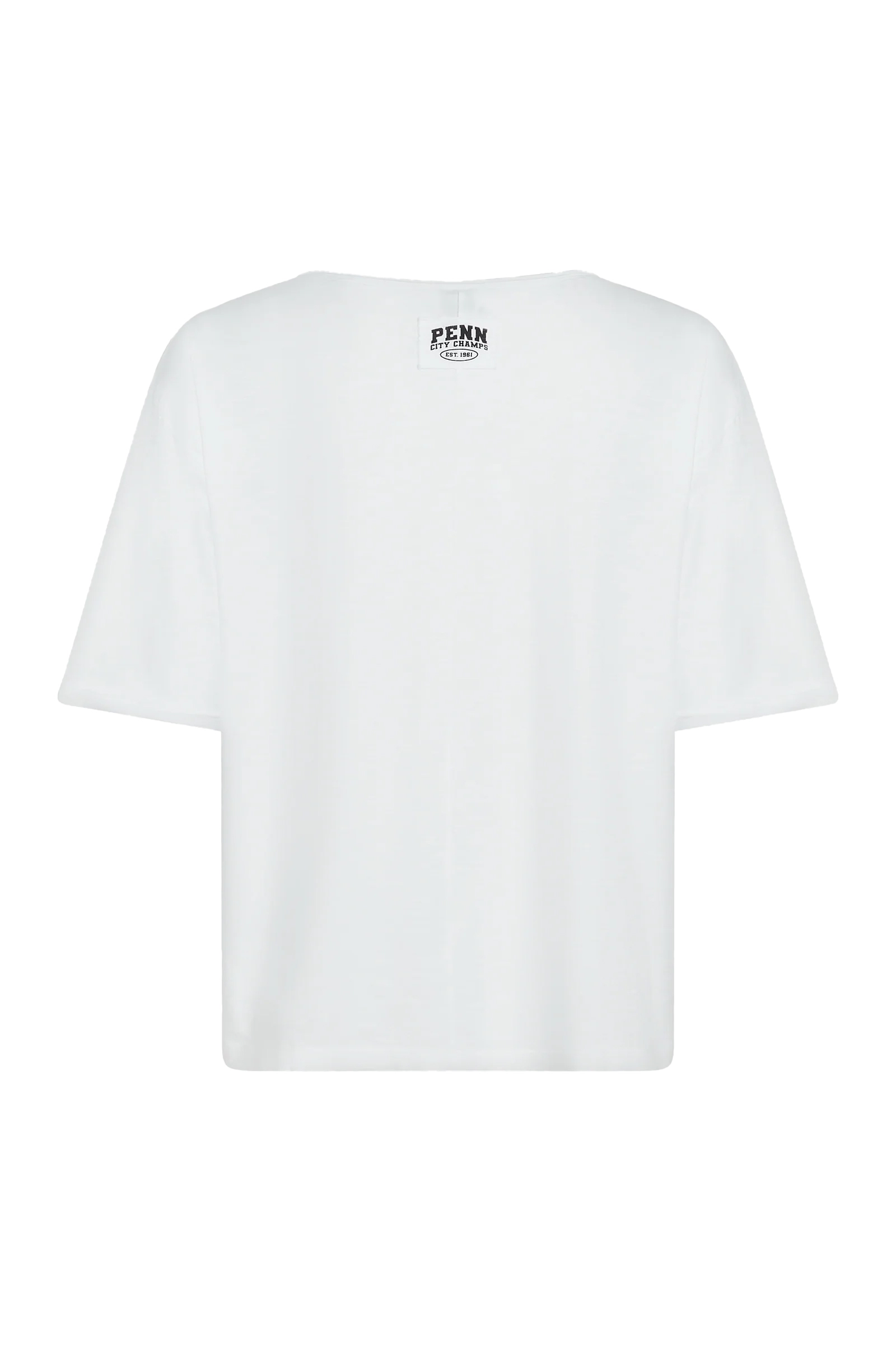 Dames t-shirt korte mouw ecru