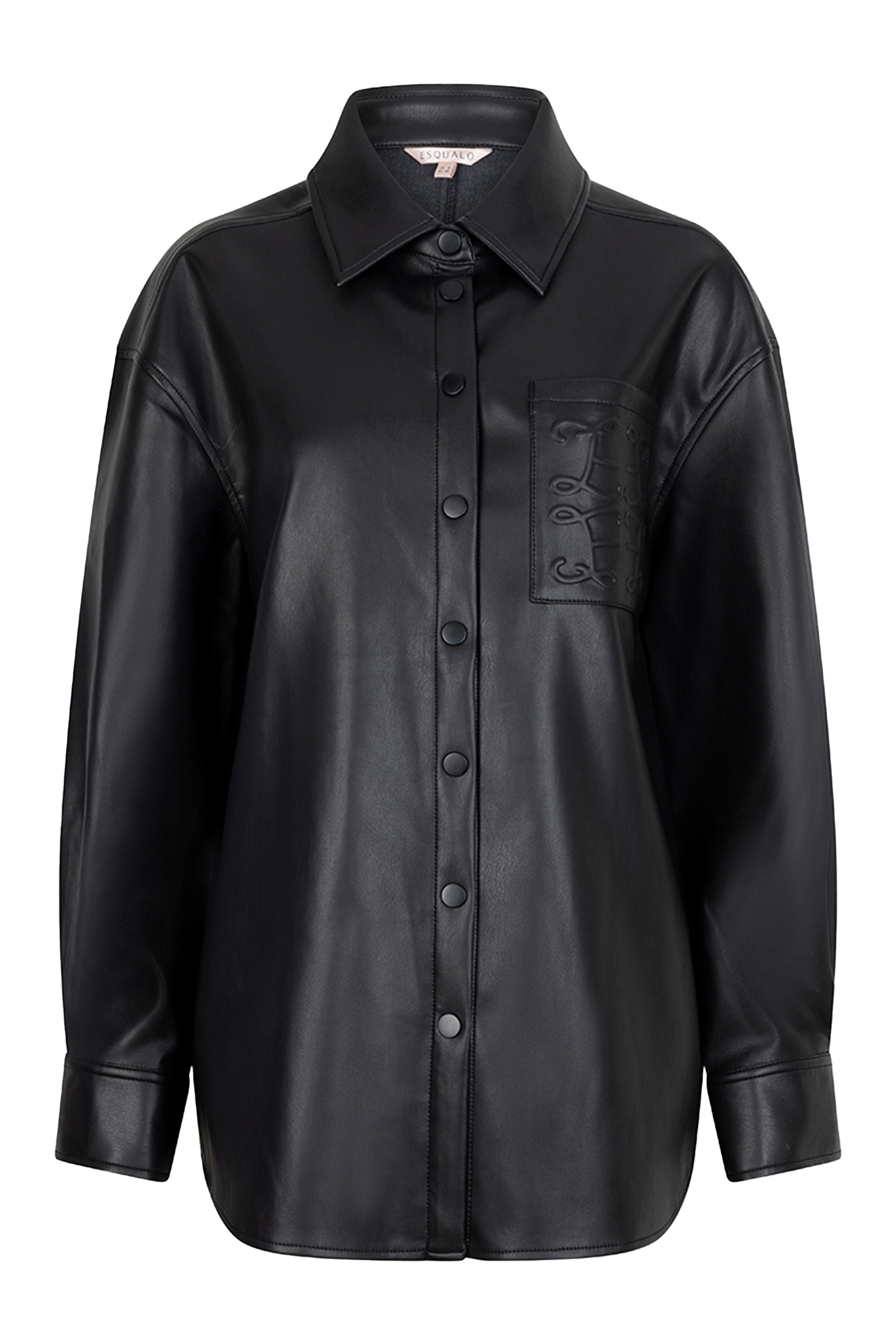 Dames blouse lange mouw zwart