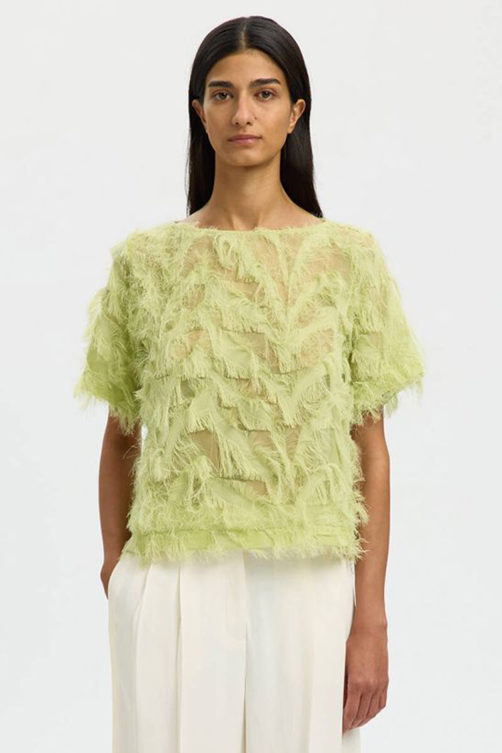 Dames blouse korte mouw diversen