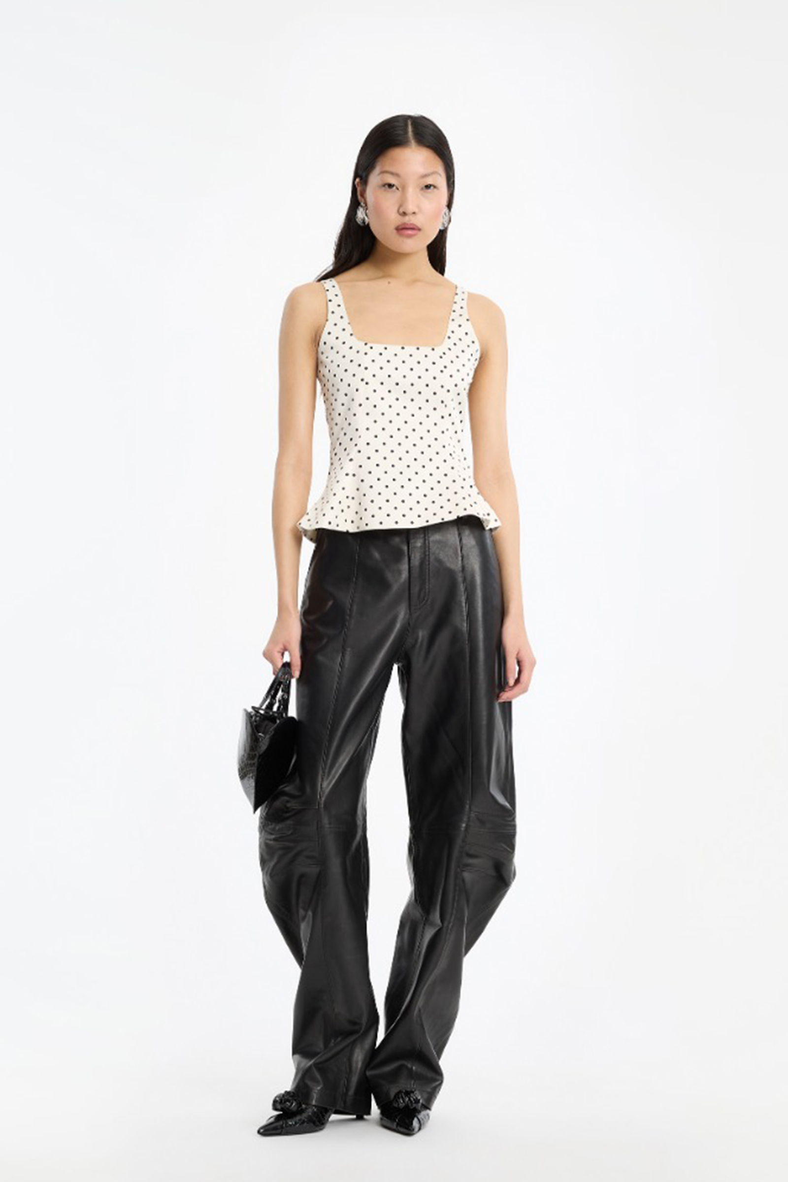 Dames top ecru