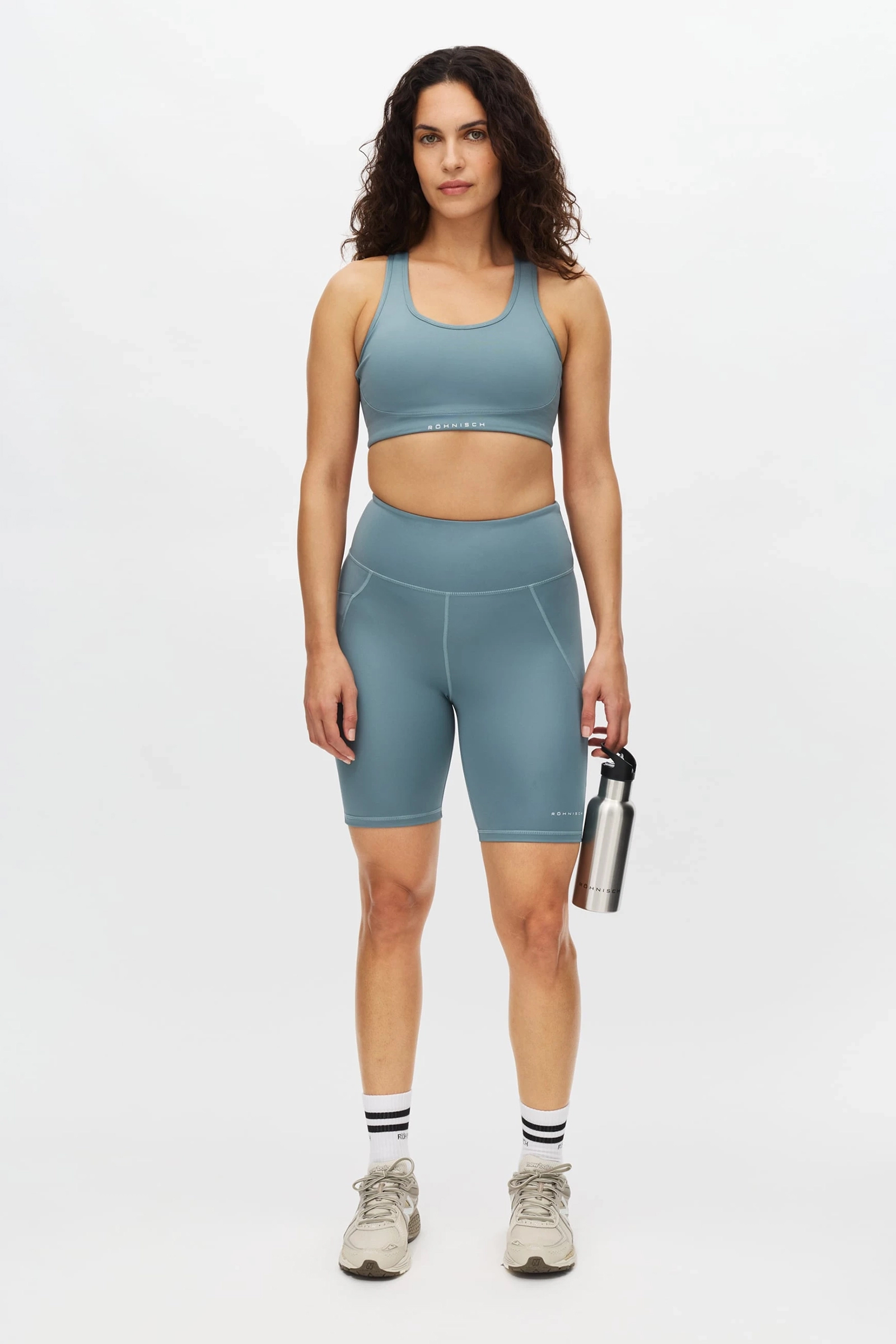 Fitness dames short tight groen