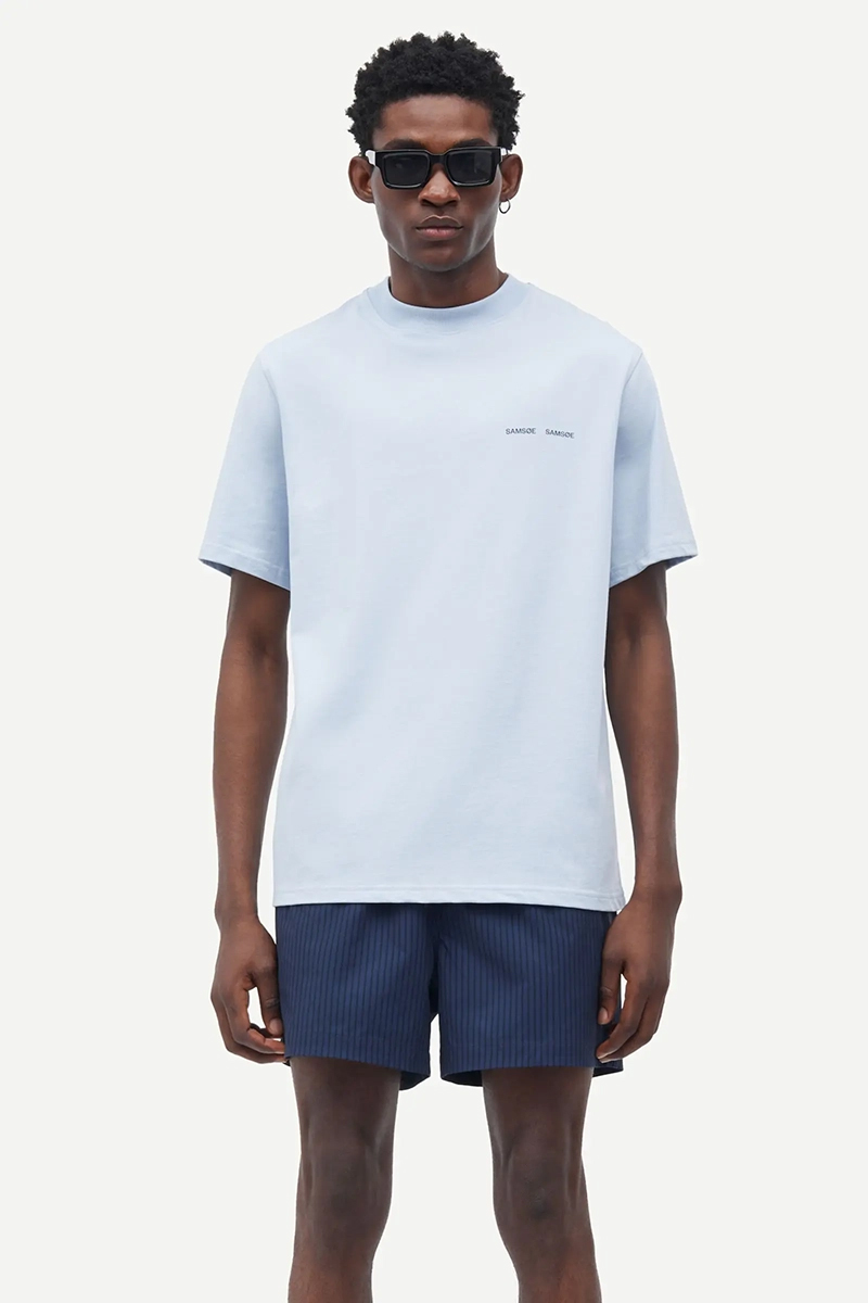 Samsøe Samsøe NOSBRO T-SHIRT 6024 Blauw-1 2