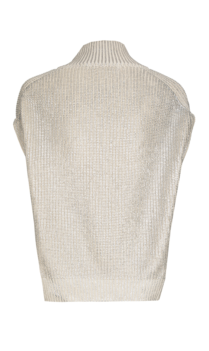Dames vest bruin