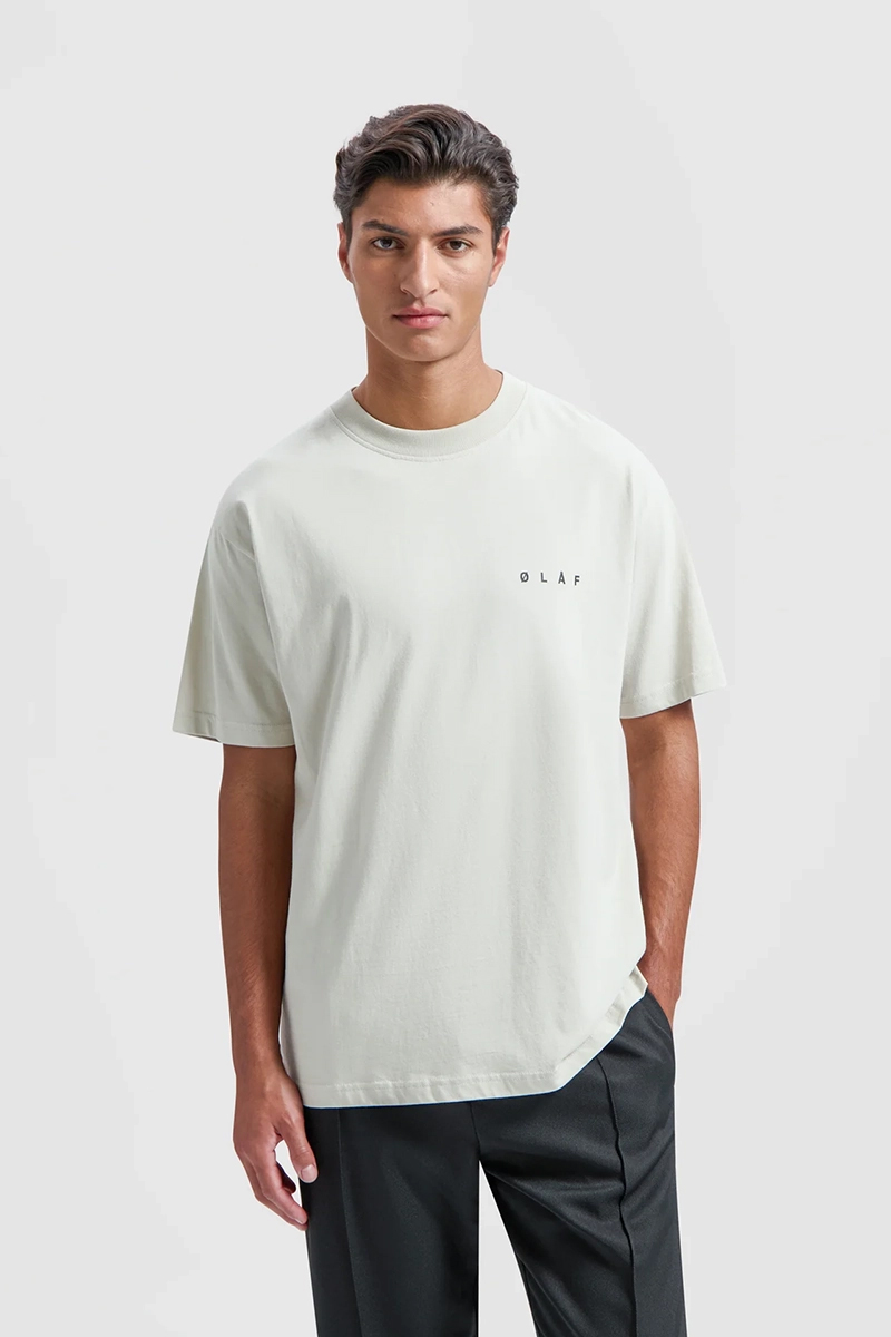 Heren t-shirt kortemouw bruin