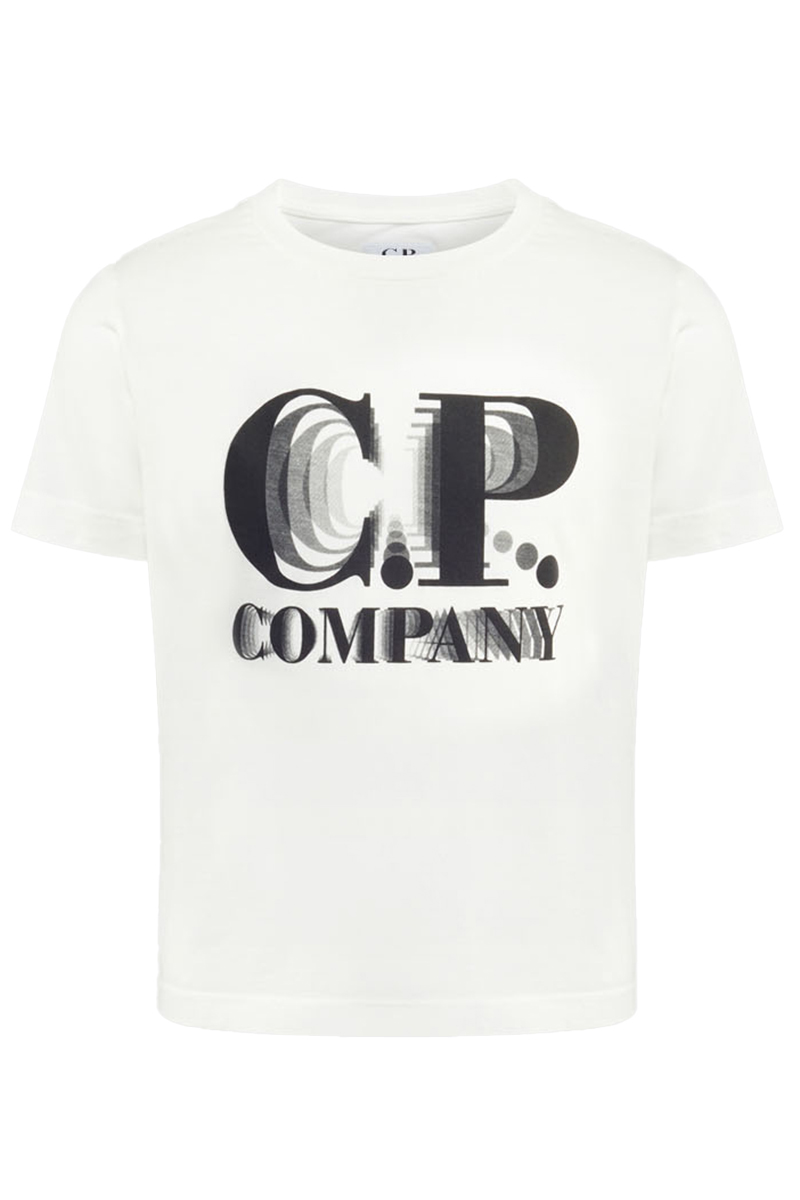 C.P. Company graphic logo tshirt Wit-1 1