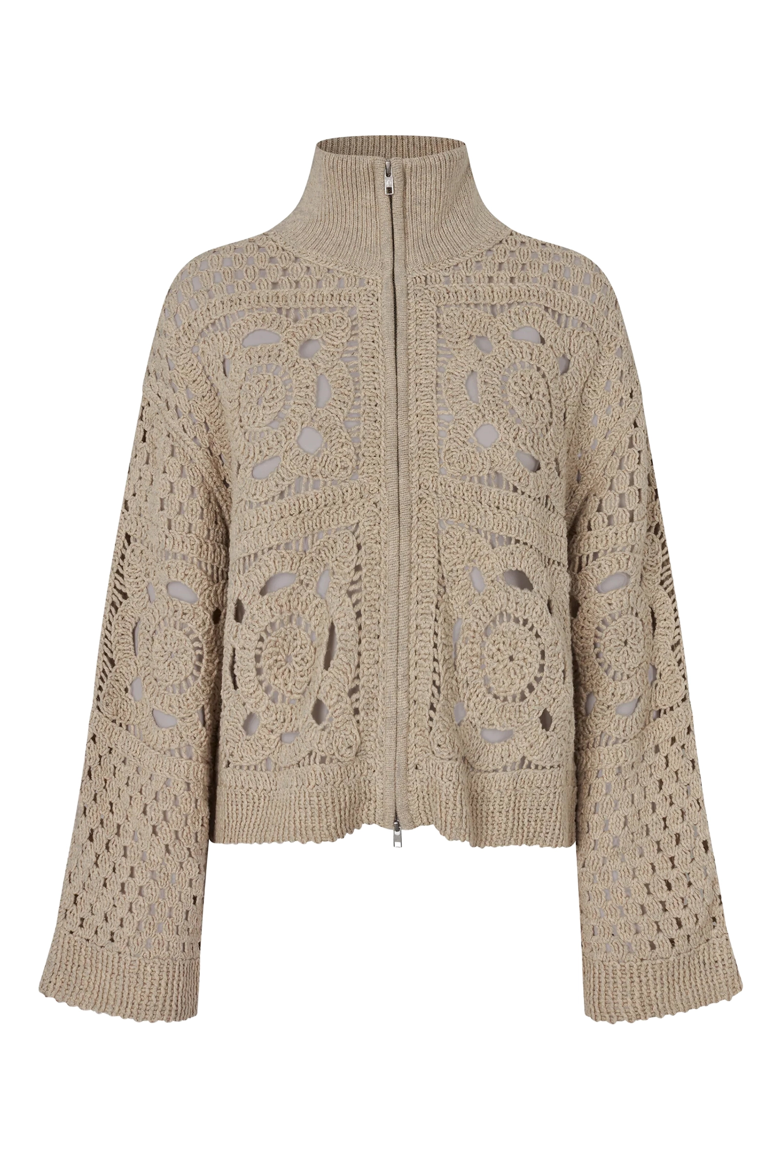 Dames vest ecru