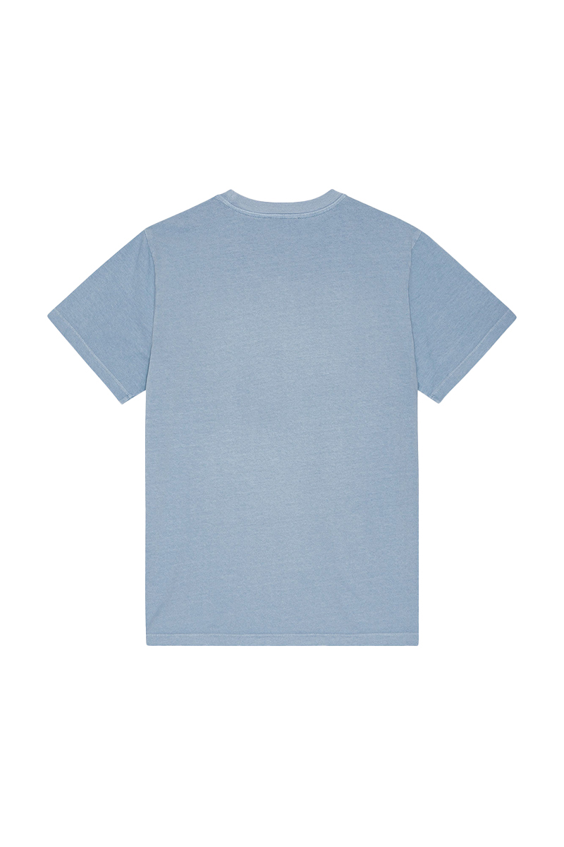 Dames t-shirt korte mouw blauw