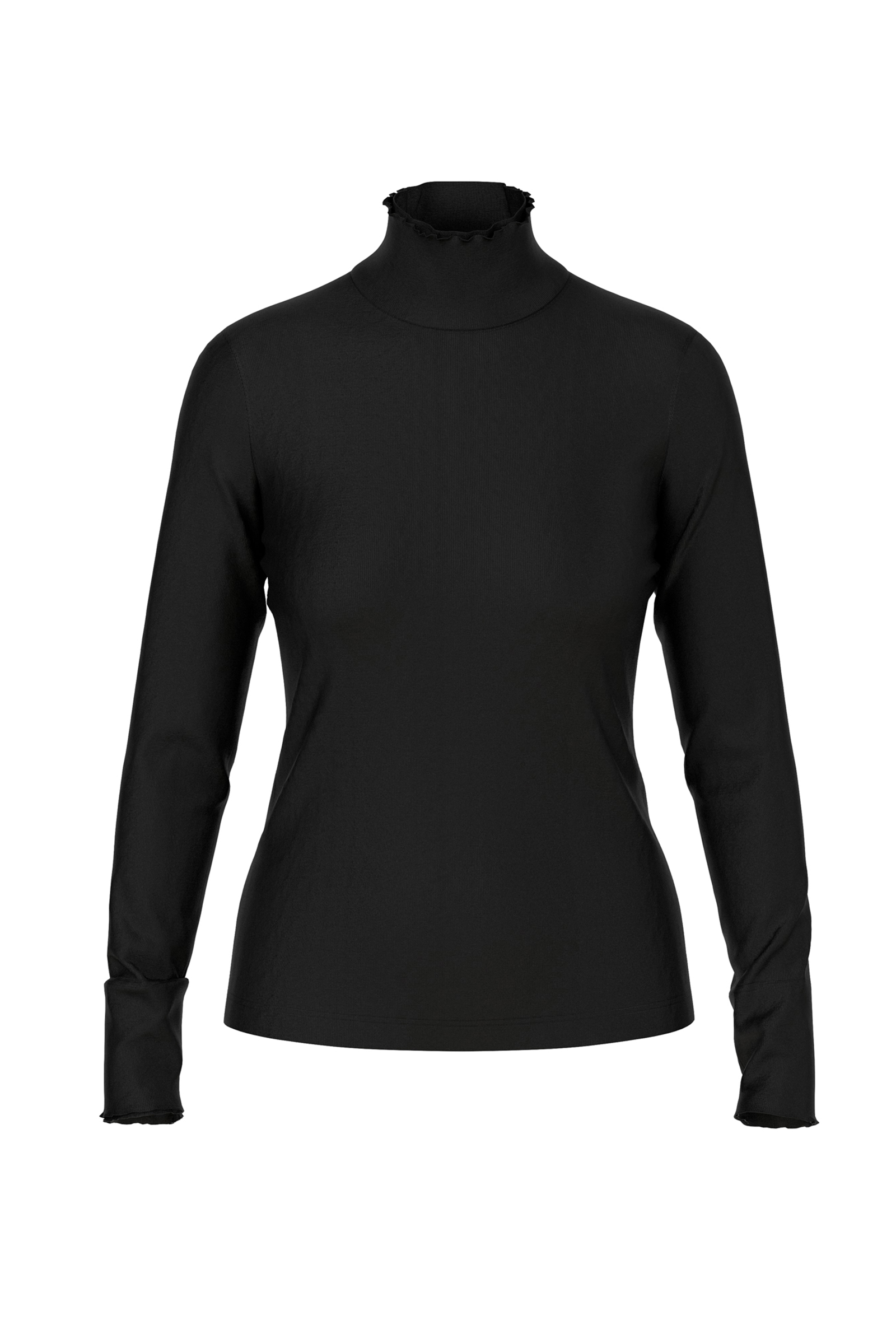 Dames t-shirt korte mouw zwart